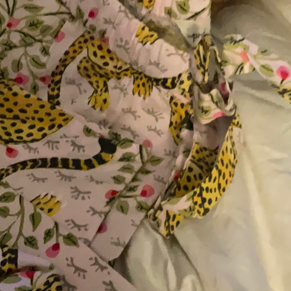 NEW PRINTFRESH LONGSLEEVE PJ SET PINK LEOPARD LARGE - Picture 3 of 4